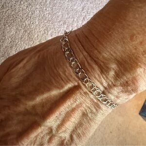 Sterling Silver Overlapping Link Bracelet